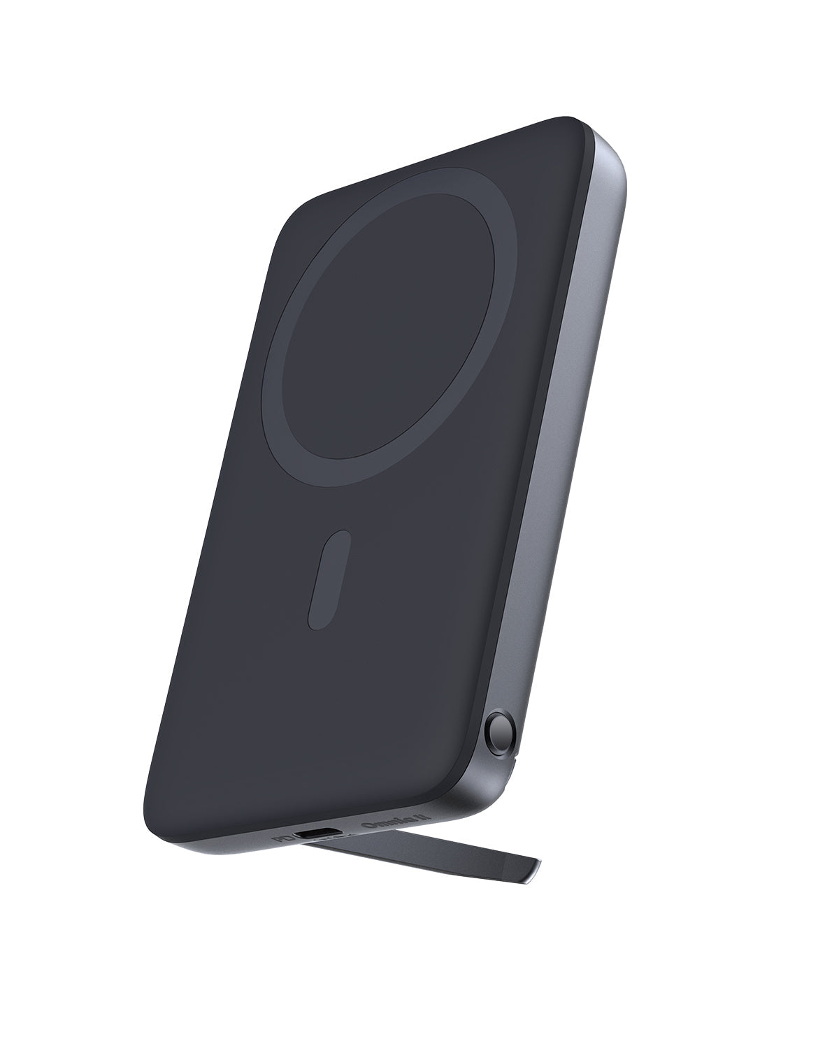 AUKEY MagFusion 6700 6700mAh 20W Magnetic Wireless Charging Power Bank USB C-C Included Gray PB-MS01