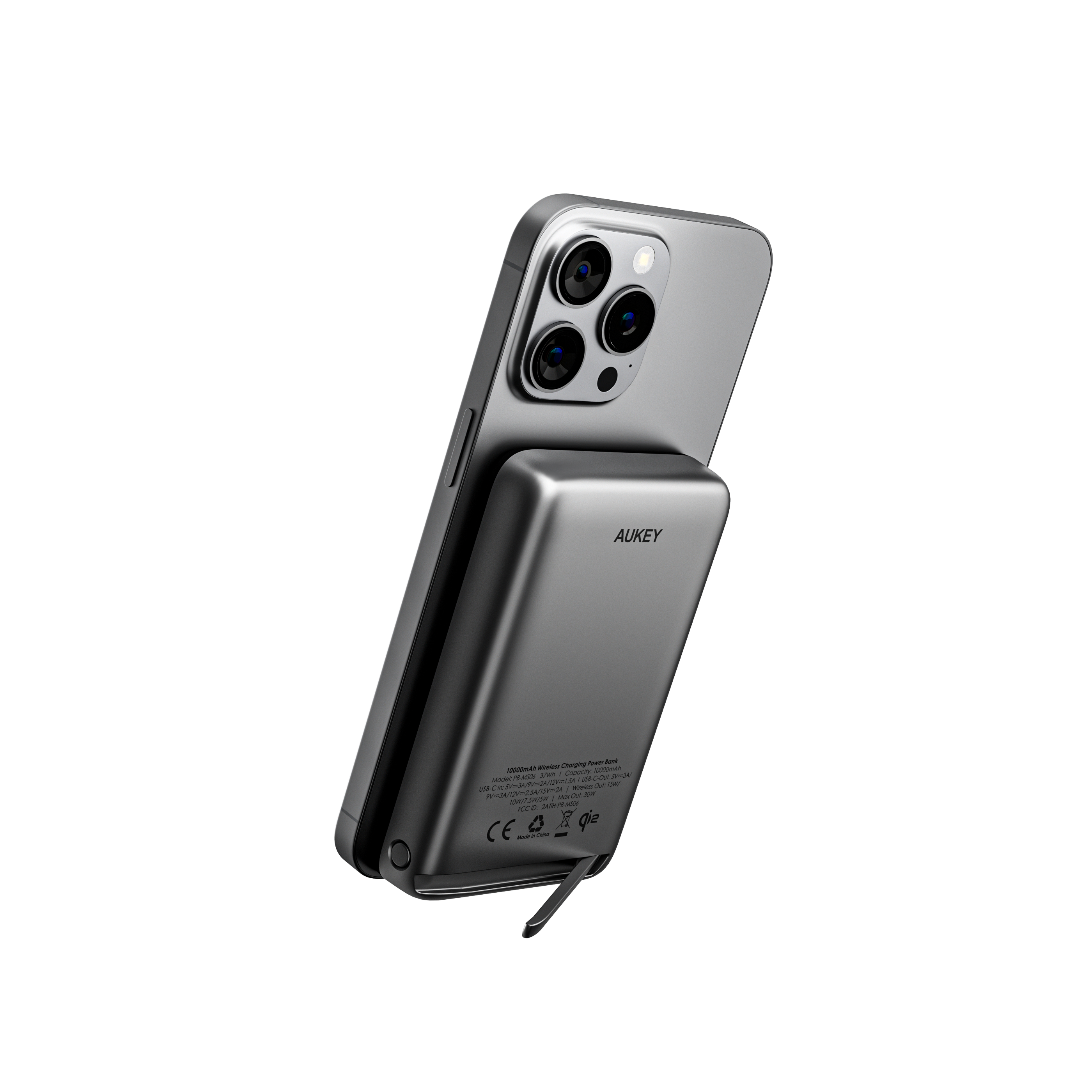 AUKEY MagFusion 10000 30W Magnetic Wireless Charging Power Bank PB-MS06