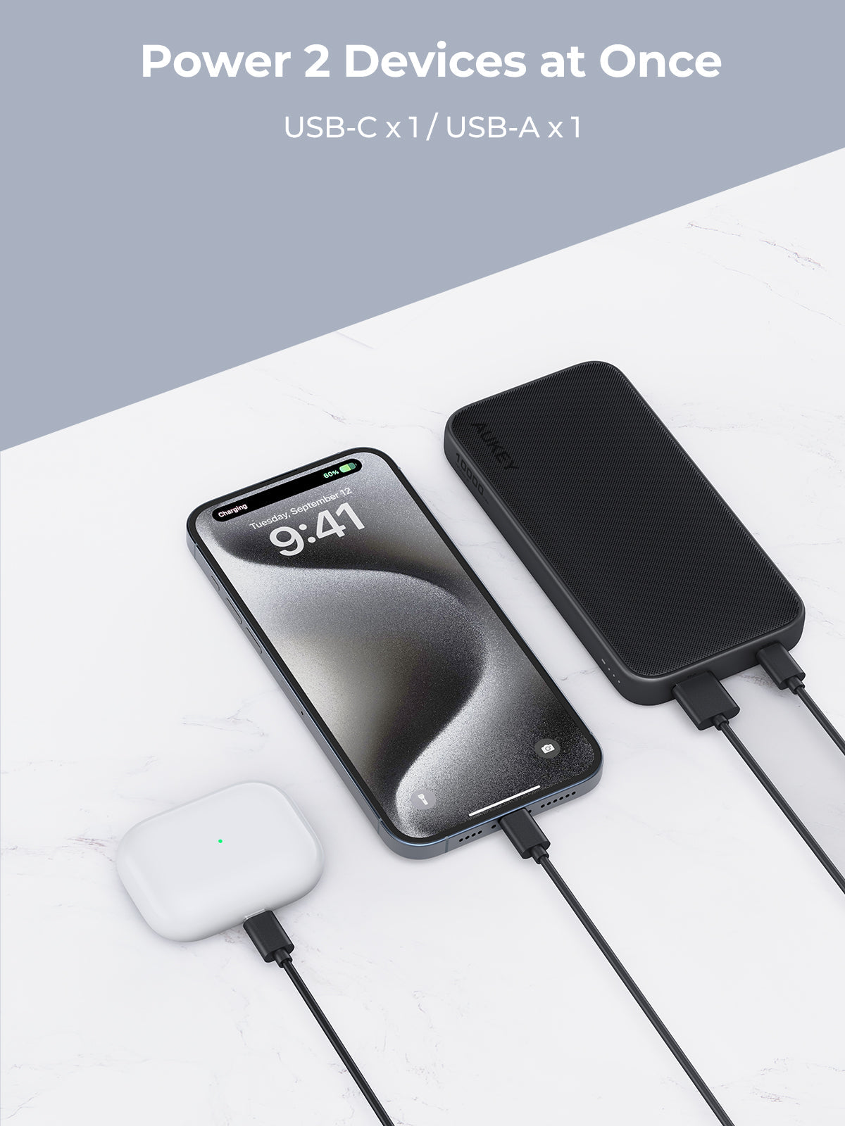 AUKEY Spark Go 10000 15W 10000mAh Portable Power Bank PB-Y46