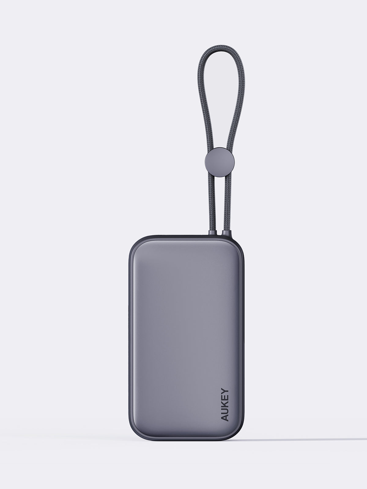 AUKEY Spark Sling 10000 Compact Fast Charging Power Bank with Built-in USB-C Cable PB-Y47