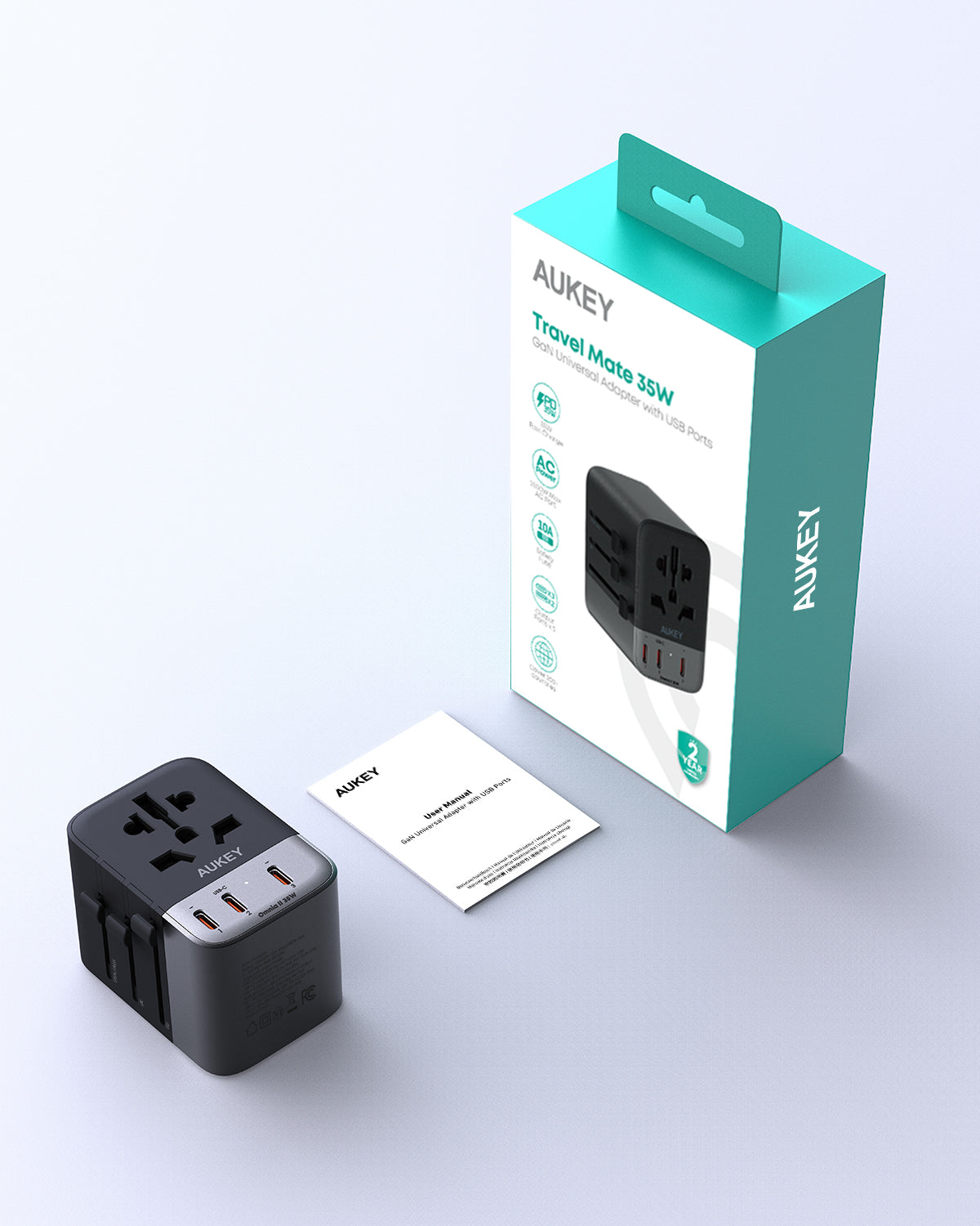 AUKEY PA-TA07A 35W GaN Universal Adapter