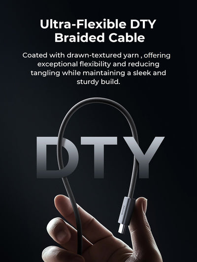 AUKEY CB-DCC061 Circlet Blink 60W 1m DTY Braided USB-C to USB-C Cable