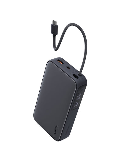AUKEY Spark Sling 20000 Compact Fast Charging Power Bank  with Built-in USB-C Cable PB-Y48
