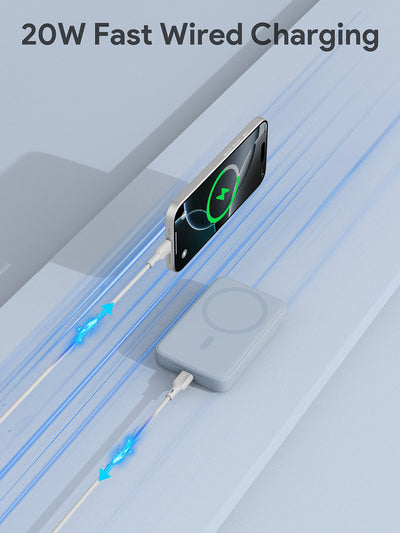 AUKEY MagFusion 10000 10000mAh Magnetic Wireless Charging Power Bank PB-MS04