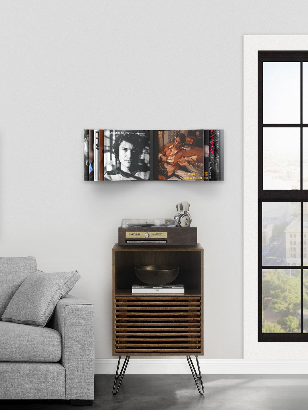 Record Wall Rack