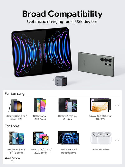 AUKEY Comet 30W PD Wall Charger Foldable with GaN Technology PA-C1