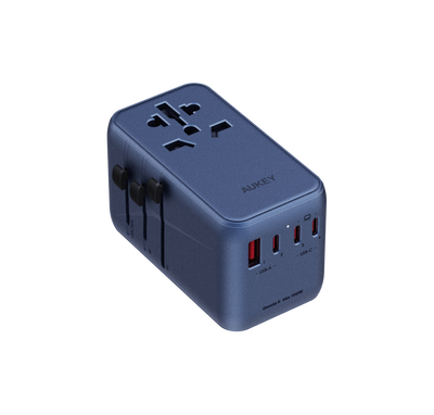 Travel Mate 100W GaN Universal Adapter with USB Ports