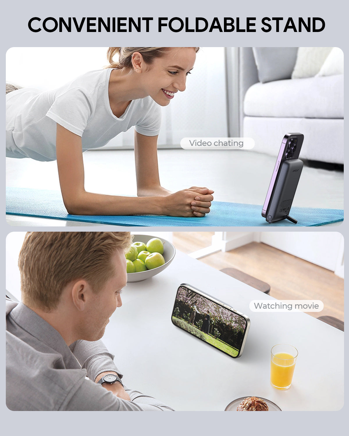 AUKEY MagFusion 6700 6700mAh Magnetic Wireless Charging Power Bank PB-MS01