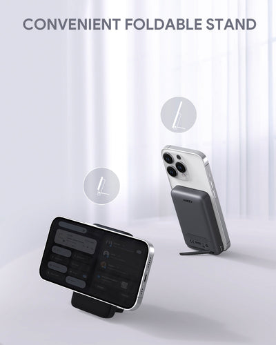 AUKEY MagFusion 10000 10000mAh Magnetic Wireless Charging Power Bank PB-MS02
