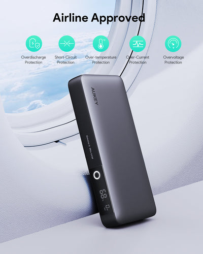 AUKEY Sprint X 20K 65W 20000mAh Fast Charging Power Bank with 65W PD3.0 PB-Y43