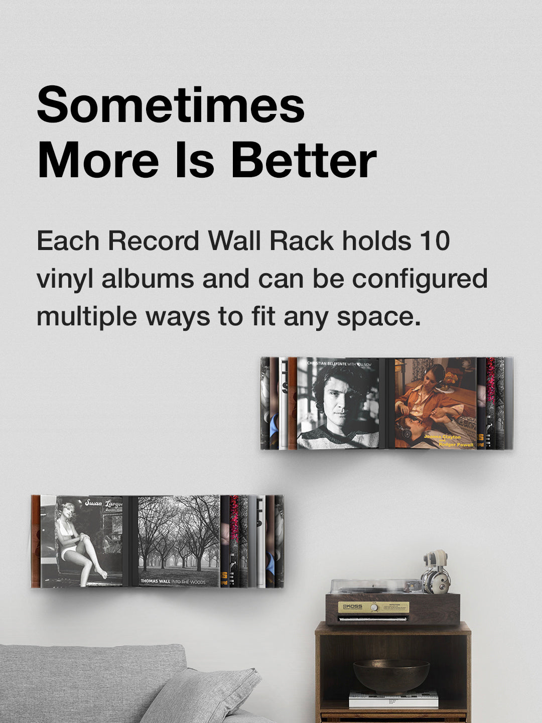 Record Wall Rack