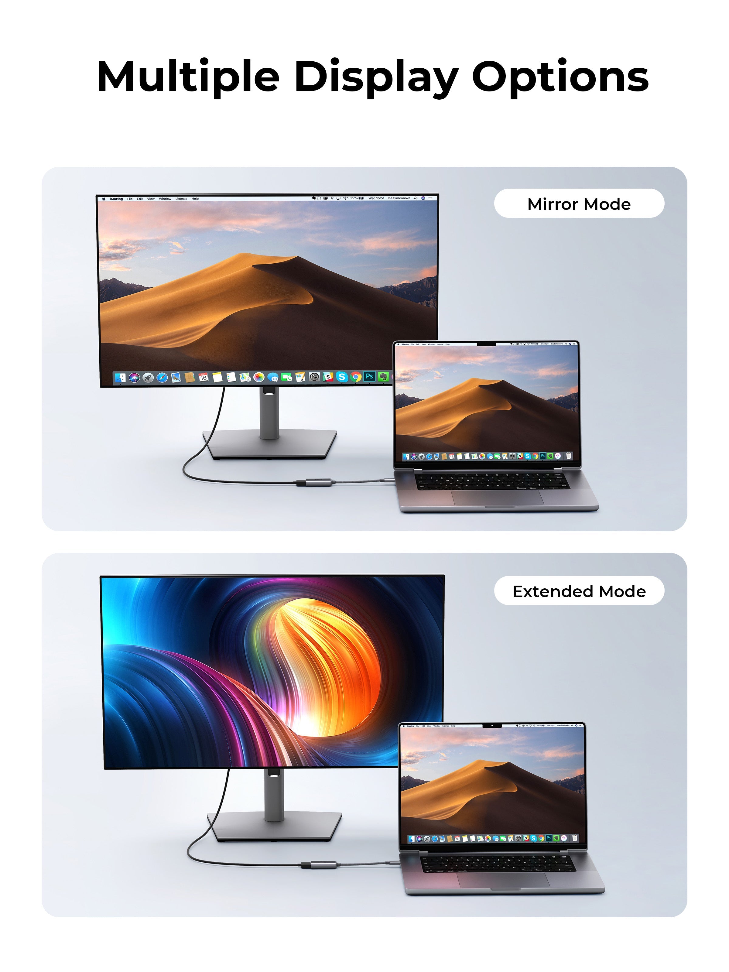 AUKEY UH-D01 USB-C to Displayport Hub Adapter