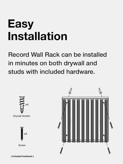 Record Wall Rack